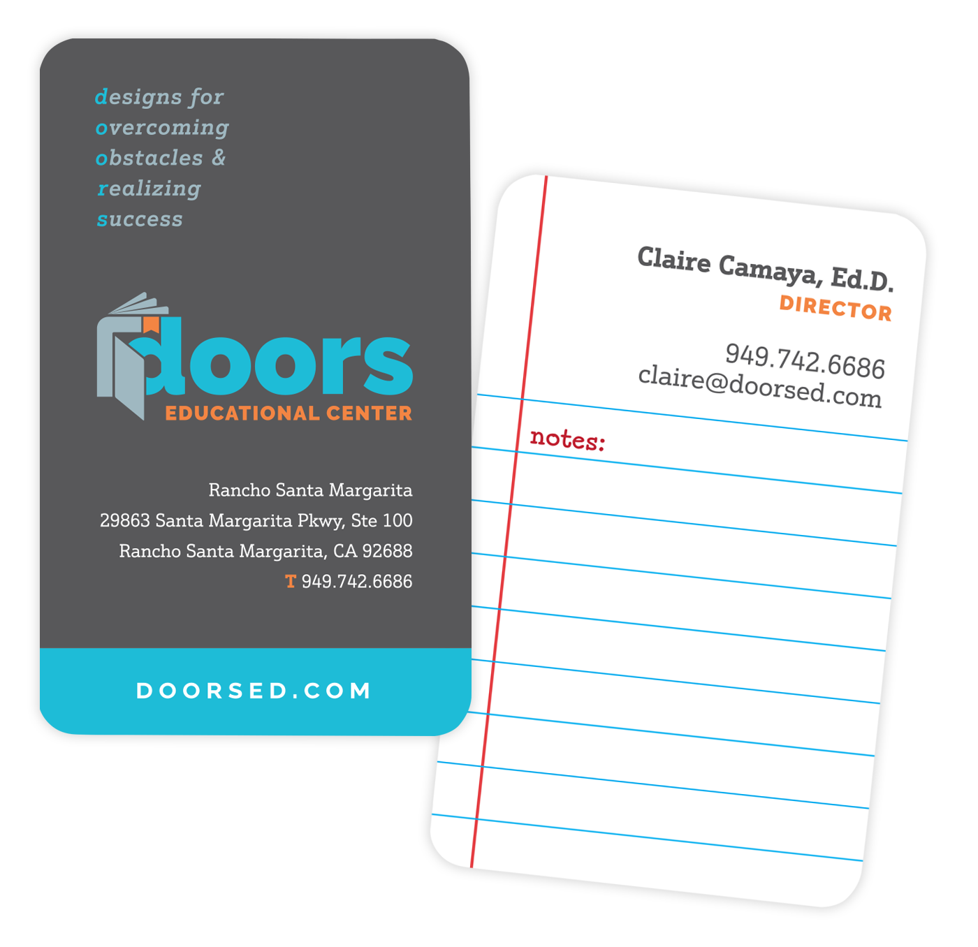 Doors Educational Center Business Card